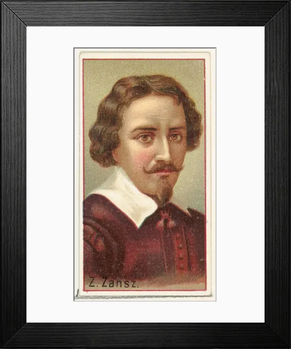 Framed Print : Z. Zansz, printers sample for the Worlds Inventors souvenir album (A25) for Allen & Framed Print : Z. Zansz, printers sample for the Worlds Inventors souvenir album (A25) for Allen &