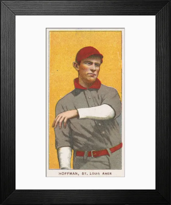 Framed Print : Hoffman, St. Louis, American League, from the White Border series (T206) for the Americ Framed Print : Hoffman, St. Louis, American League, from the White Border series (T206) for the Americ