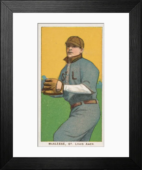 Framed Print : McAleese, St. Louis, American League, from the White Border series (T206) for the Ameri Framed Print : McAleese, St. Louis, American League, from the White Border series (T206) for the Ameri