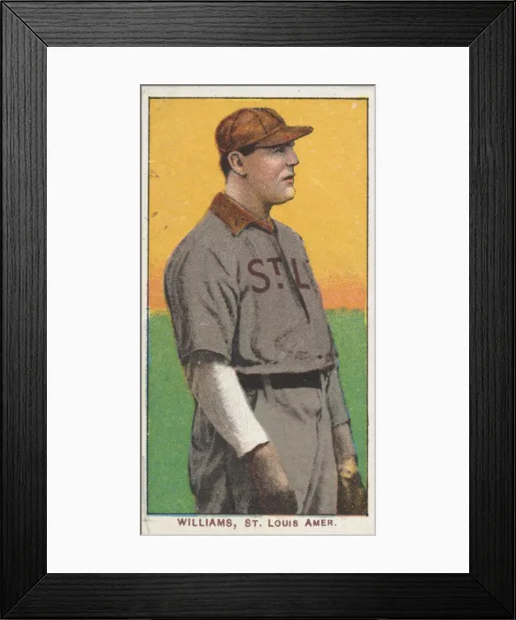 Framed Print : Williams, St. Louis, American League, from the White Border series (T206) for the Ameri Framed Print : Williams, St. Louis, American League, from the White Border series (T206) for the Ameri