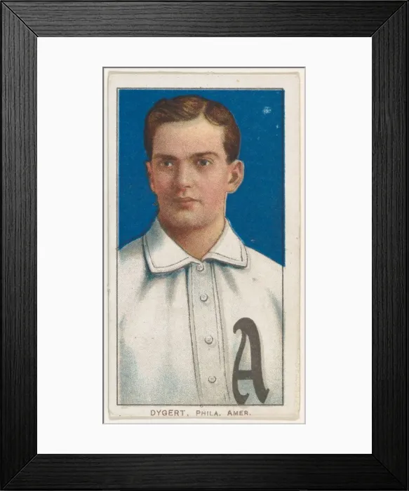 Framed Print : Dygert, Philadelphia, American League, from the White Border series (T206) for the Amer Framed Print : Dygert, Philadelphia, American League, from the White Border series (T206) for the Amer