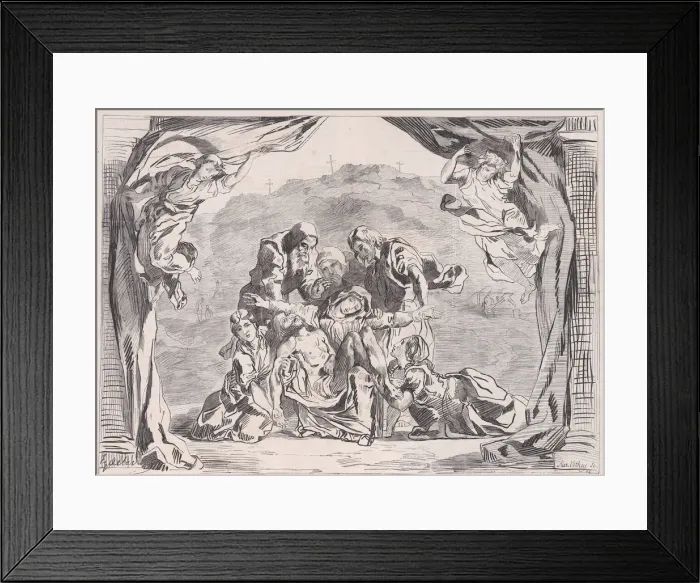 Framed Print : La Pieta, from L Illustration, August 29, 1863. August 29, 1863 Framed Print : La Pieta, from L Illustration, August 29, 1863. August 29, 1863