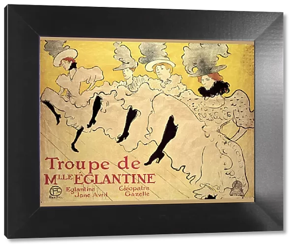 La Troupe de Mademoiselle Eglantine, 1895. 1895. Creator: Henri de Toulouse-Lautrec