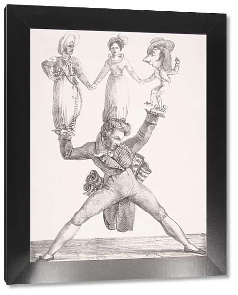 Theatre Italien, 1821. 1821. Creator: Eugene Delacroix