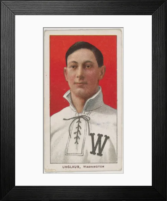 Framed Print : Unglaub, Washington, American League, from the White Border series (T206) for the Ameri Framed Print : Unglaub, Washington, American League, from the White Border series (T206) for the Ameri