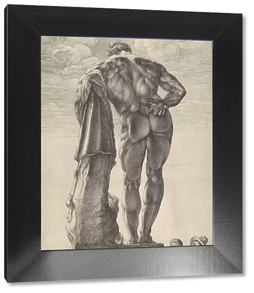 Farnese Hercules, ca. 1592, dated 1617. ca. 1592, dated 1617. Creator: Hendrik Goltzius