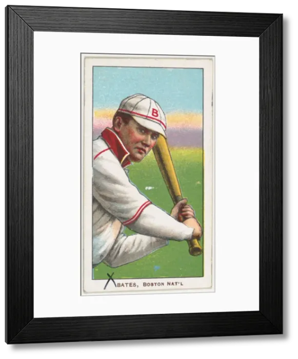 Framed Print : Bates, Boston, National League, from the White Border series (T206) for the American To Framed Print : Bates, Boston, National League, from the White Border series (T206) for the American To