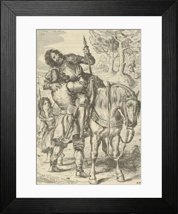 Framed Print : Goetz Aided by the Gypsies, after 1845. after 1845. Creator: Eugene Delacroix Framed Print : Goetz Aided by the Gypsies, after 1845. after 1845. Creator: Eugene Delacroix