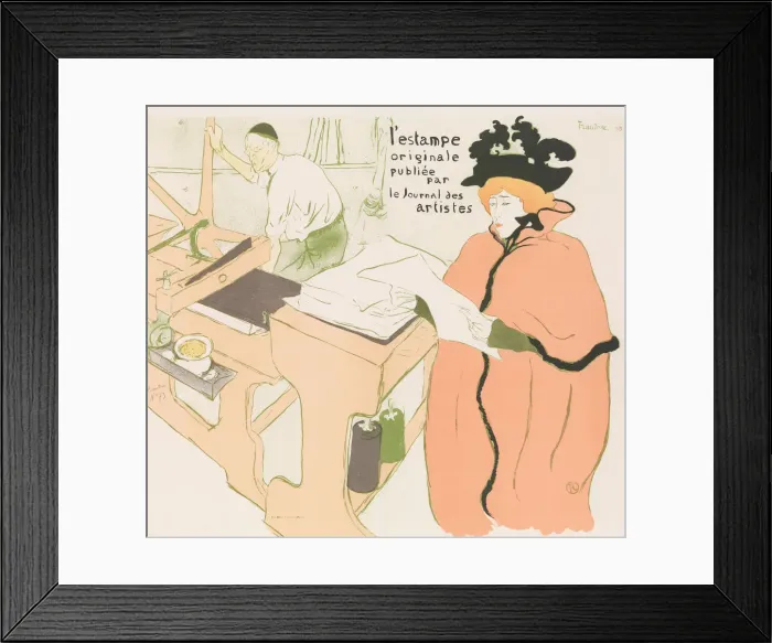 Framed Print : Cover for L Estampe originale, Album I, publiee par les Journal des Artistes, 1893 Framed Print : Cover for L Estampe originale, Album I, publiee par les Journal des Artistes, 1893