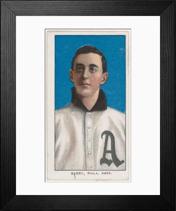 Framed Print : Barry, Philadelphia, American League, from the White Border series (T206) for the Ameri Framed Print : Barry, Philadelphia, American League, from the White Border series (T206) for the Ameri