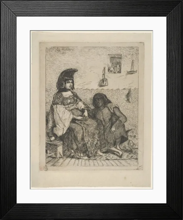 Framed Print : A Jewish Bride in Tangier, 1833. 1833. Creator: Eugene Delacroix Framed Print : A Jewish Bride in Tangier, 1833. 1833. Creator: Eugene Delacroix
