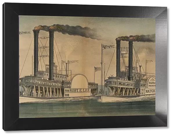 The Great Mississippi Steamboat Race-From New Orleans to St. Louis, July 1870-Between t