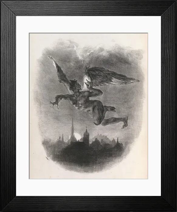 Framed Print : Faust, 1828. 1828. Creator: Eugene Delacroix Framed Print : Faust, 1828. 1828. Creator: Eugene Delacroix