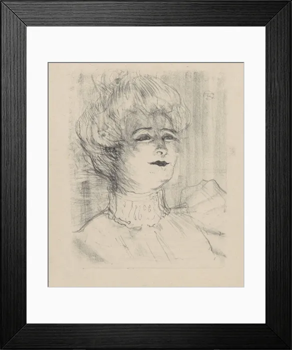 Framed Print : Marie-Louise Marsy, 1898. 1898. Creator: Henri de Toulouse-Lautrec Framed Print : Marie-Louise Marsy, 1898. 1898. Creator: Henri de Toulouse-Lautrec