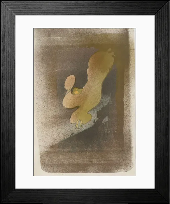 Framed Print : Miss Loie Fuller, 1893. 1893. Creator: Henri de Toulouse-Lautrec Framed Print : Miss Loie Fuller, 1893. 1893. Creator: Henri de Toulouse-Lautrec
