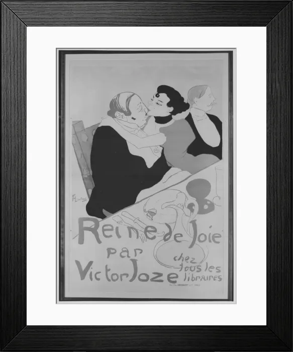 Framed Print : Reine De Joie, 1892. 1892. Creator: Henri de Toulouse-Lautrec Framed Print : Reine De Joie, 1892. 1892. Creator: Henri de Toulouse-Lautrec