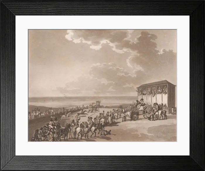 Framed Print : Race Ground (An Excursion to Brighthelmstone), June 1, 1790. June 1, 1790 Framed Print : Race Ground (An Excursion to Brighthelmstone), June 1, 1790. June 1, 1790