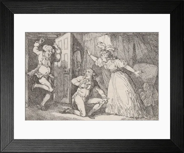 Framed Print : Partridge Interrupts Tom Jones in his Protestations to Lady Bellaston Framed Print : Partridge Interrupts Tom Jones in his Protestations to Lady Bellaston