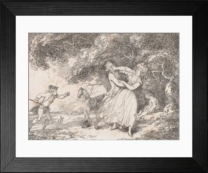 Framed Print : Joseph Hastens to Rescue Fanny from Imminent Danger, from Framed Print : Joseph Hastens to Rescue Fanny from Imminent Danger, from