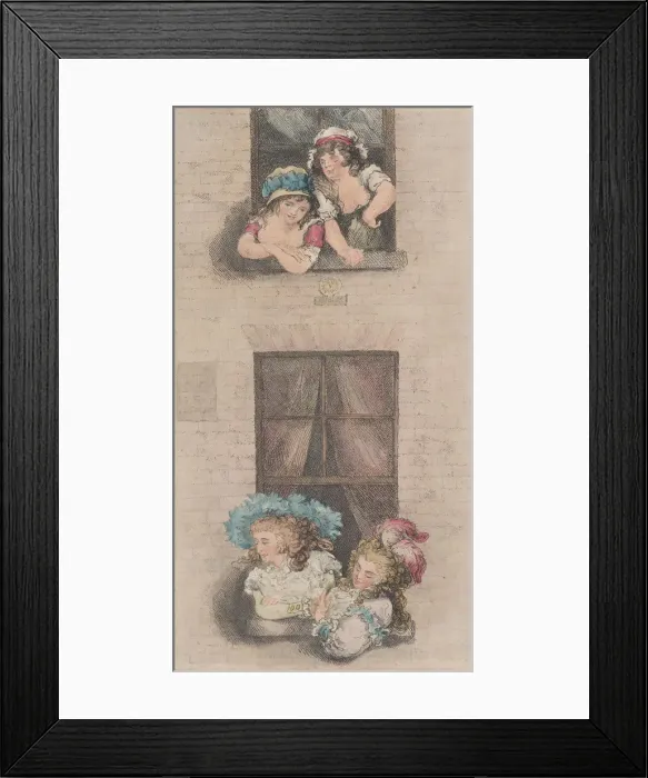 Framed Print : Maids and Mistresses, December 1, 1791. December 1, 1791. Creator: Thomas Rowlandson Framed Print : Maids and Mistresses, December 1, 1791. December 1, 1791. Creator: Thomas Rowlandson