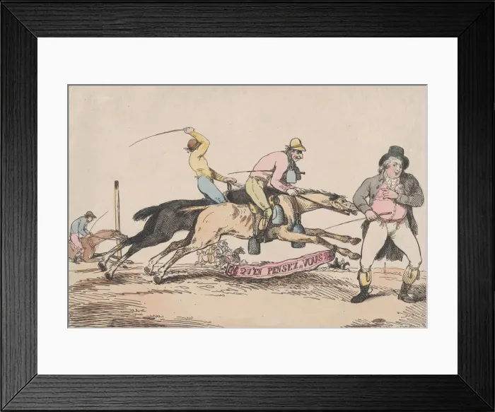 Framed Print : How to Escape Losing, November 22, 1791. November 22, 1791. Creator: Thomas Rowlandson Framed Print : How to Escape Losing, November 22, 1791. November 22, 1791. Creator: Thomas Rowlandson