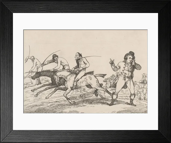 Framed Print : How to Escape Winning, November 22, 1791. November 22, 1791. Creator: Thomas Rowlandson Framed Print : How to Escape Winning, November 22, 1791. November 22, 1791. Creator: Thomas Rowlandson