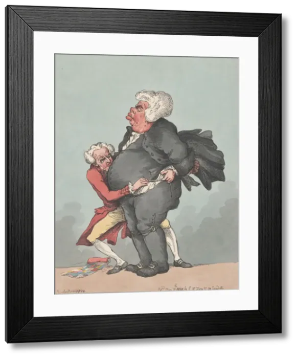Framed Print : A Little Bigger, May 18, 1819. May 18, 1819. Creator: Thomas Rowlandson Framed Print : A Little Bigger, May 18, 1819. May 18, 1819. Creator: Thomas Rowlandson