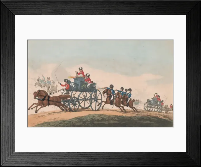 Framed Print : Sadlers Flying Artillery, September 3, 1798. September 3, 1798 Framed Print : Sadlers Flying Artillery, September 3, 1798. September 3, 1798