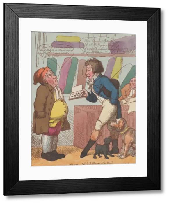 Framed Print : London Outrider, or Brother Saddlebag, September 10, 1799. September 10, 1799 Framed Print : London Outrider, or Brother Saddlebag, September 10, 1799. September 10, 1799