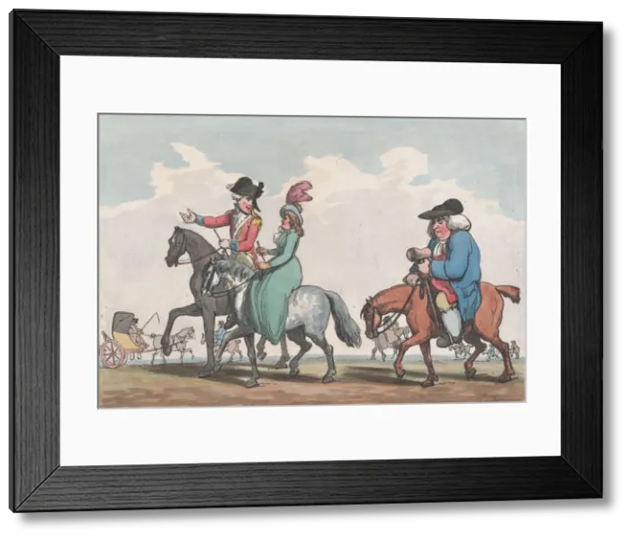 Framed Print : Comforts of Bath, Plate 5, January 6, 1798. January 6, 1798. Creator: Thomas Rowlandson Framed Print : Comforts of Bath, Plate 5, January 6, 1798. January 6, 1798. Creator: Thomas Rowlandson