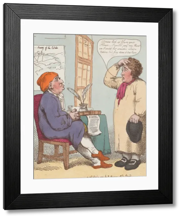 Framed Print : Steward, September 10, 1799. September 10, 1799. Creator: Thomas Rowlandson Framed Print : Steward, September 10, 1799. September 10, 1799. Creator: Thomas Rowlandson