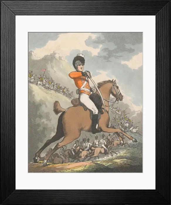 Framed Print : Thigh Protect, New Guard, September 1, 1798. September 1, 1798