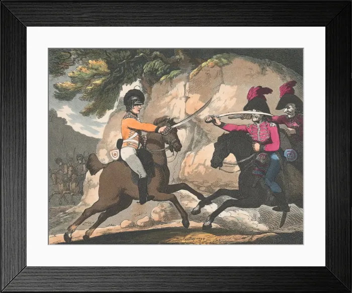 Framed Print : Cut Two and Horses Off Side Protect, New Guard, September 1, 1798. September 1, 1798 Framed Print : Cut Two and Horses Off Side Protect, New Guard, September 1, 1798. September 1, 1798