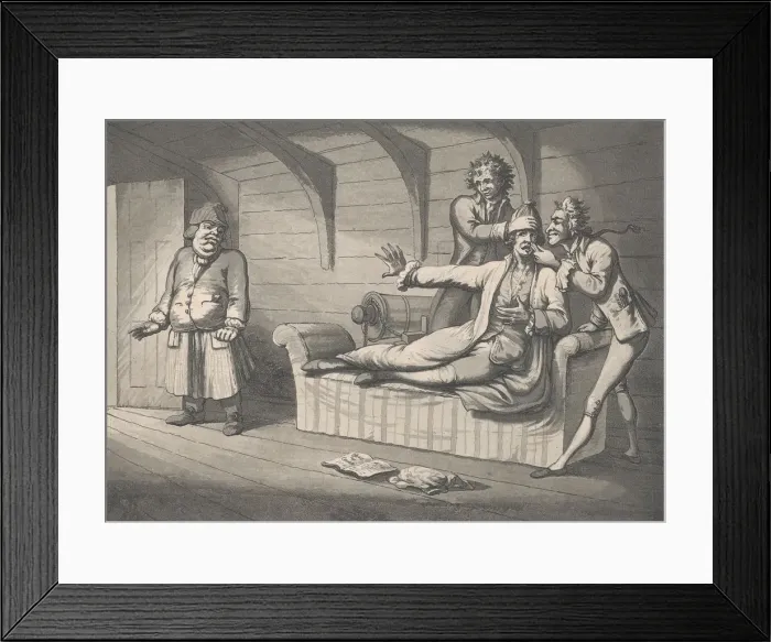 Framed Print : Morgan Offending The Delicate Organs of Captain Whiffle, May 12, 1800. May 12, 1800 Framed Print : Morgan Offending The Delicate Organs of Captain Whiffle, May 12, 1800. May 12, 1800