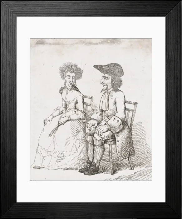 Framed Print : Dukes Place Lovers, February 21, 1797. February 21, 1797. Creator: Thomas Rowlandson Framed Print : Dukes Place Lovers, February 21, 1797. February 21, 1797. Creator: Thomas Rowlandson