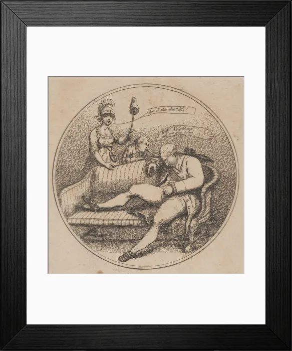 Framed Print : The State Watchman Discovered by the Genius of Britain Studying Plans for Framed Print : The State Watchman Discovered by the Genius of Britain Studying Plans for