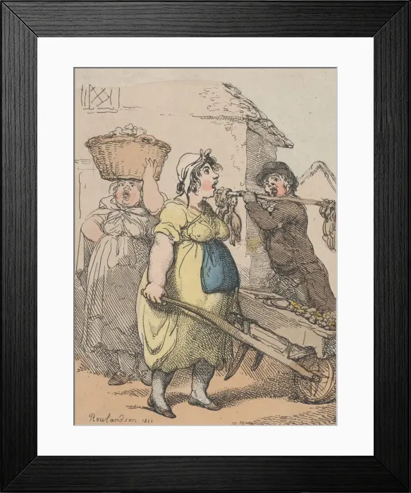 Framed Print : Heres Your Potatoes, Four Full Pounds for Two Pence, 1811. 1811 Framed Print : Heres Your Potatoes, Four Full Pounds for Two Pence, 1811. 1811