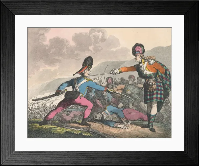 Framed Print : The Advantage of Shifting the Leg, September 1798. September 1798 Framed Print : The Advantage of Shifting the Leg, September 1798. September 1798