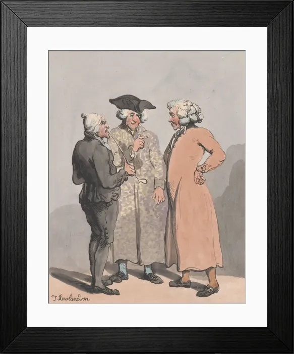 Framed Print : Dutch Merchants Sketched at Amsterdam, April 4, 1796. April 4, 1796 Framed Print : Dutch Merchants Sketched at Amsterdam, April 4, 1796. April 4, 1796