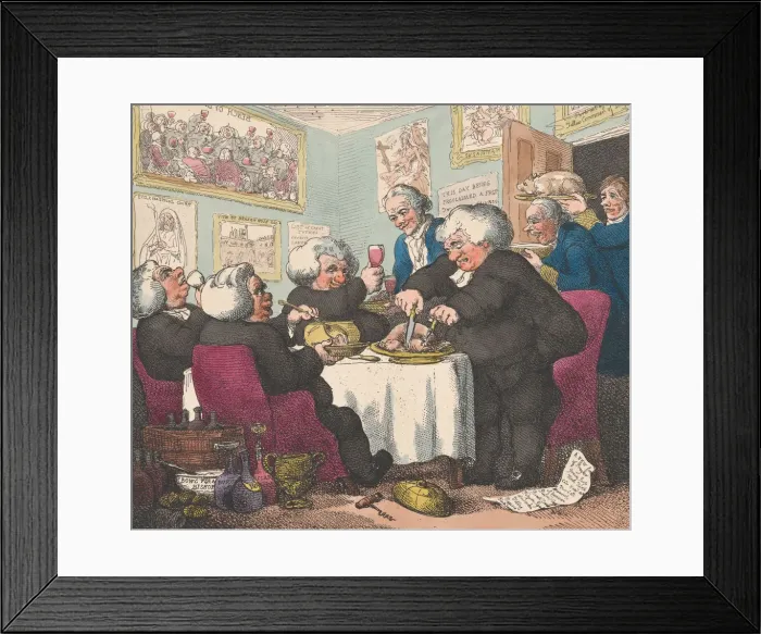 Framed Print : Fast Day, March 20, 1799. March 20, 1799. Creator: Thomas Rowlandson Framed Print : Fast Day, March 20, 1799. March 20, 1799. Creator: Thomas Rowlandson