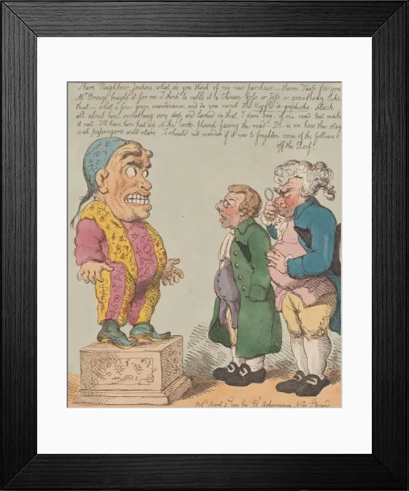 Framed Print : Taste, April 2, 1801. April 2, 1801. Creator: Thomas Rowlandson Framed Print : Taste, April 2, 1801. April 2, 1801. Creator: Thomas Rowlandson