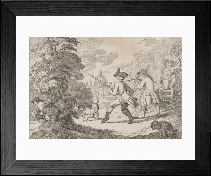 Framed Print : City Foulers-Mark!, 1799. 1799. Creator: Thomas Rowlandson Framed Print : City Foulers-Mark!, 1799. 1799. Creator: Thomas Rowlandson
