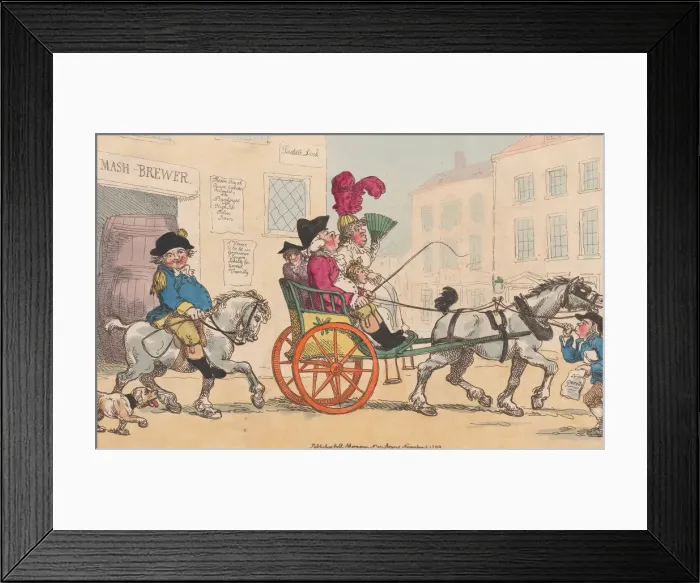 Framed Print : A Bankrupt Cart, or The Road to Ruin in the East!, November 5, 1799. November 5, 1799 Framed Print : A Bankrupt Cart, or The Road to Ruin in the East!, November 5, 1799. November 5, 1799