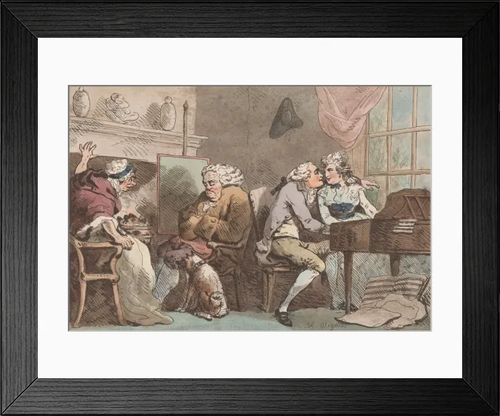 Framed Print : The Detection, June 15, 1796. June 15, 1796. Creator: Thomas Rowlandson Framed Print : The Detection, June 15, 1796. June 15, 1796. Creator: Thomas Rowlandson