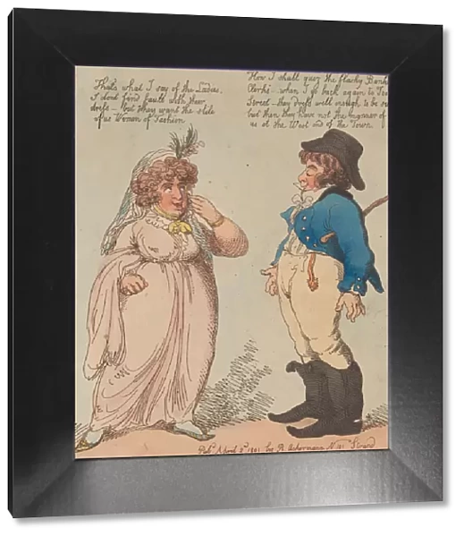 Fashion, April 2, 1801. April 2, 1801. Creator: Thomas Rowlandson