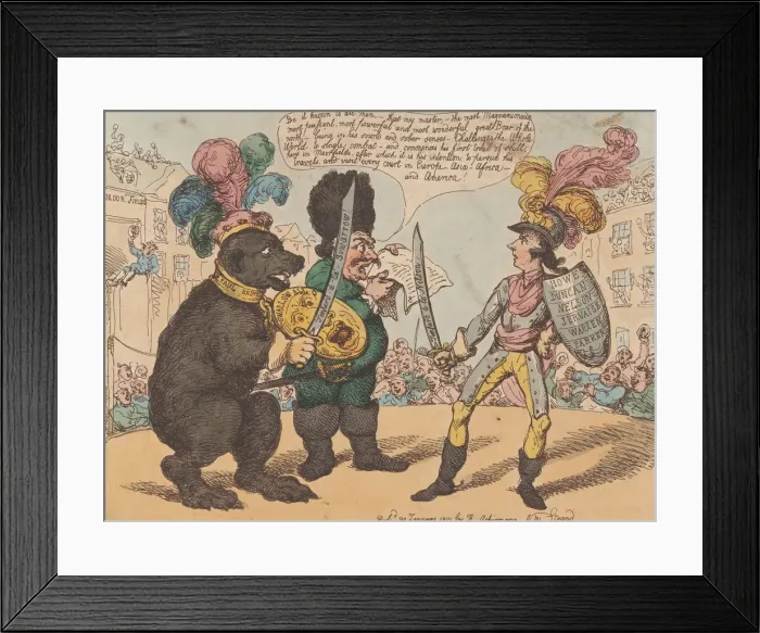Framed Print : Single Combat in Moor-Fields or Magnamimous Paul O challenging All O, Januar Framed Print : Single Combat in Moor-Fields or Magnamimous Paul O challenging All O, Januar