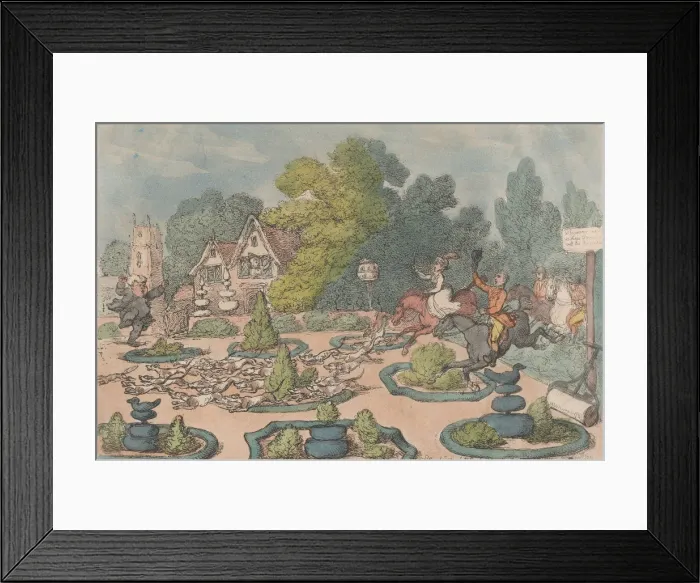 Framed Print : Enraged Vicar, March 1, 1807. March 1, 1807. Creator: Thomas Rowlandson Framed Print : Enraged Vicar, March 1, 1807. March 1, 1807. Creator: Thomas Rowlandson