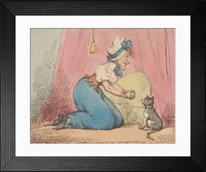Framed Print : The Old Maids Prayer!!, February 10, 1801. February 10, 1801 Framed Print : The Old Maids Prayer!!, February 10, 1801. February 10, 1801