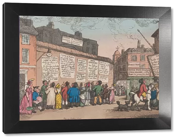 Joint Stock Street, March 10, 1808. March 10, 1808. Creator: Thomas Rowlandson