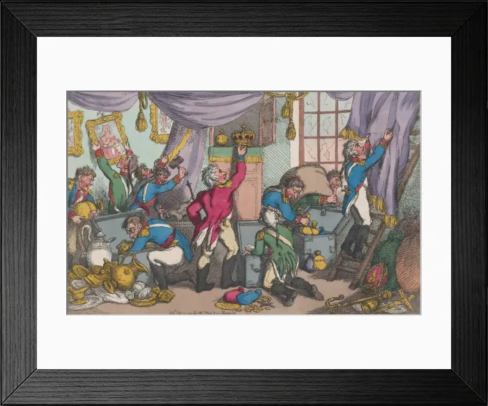 Framed Print : King Joe and Co. Making the Most Of Their Time Previous To Quitting Madrid Framed Print : King Joe and Co. Making the Most Of Their Time Previous To Quitting Madrid